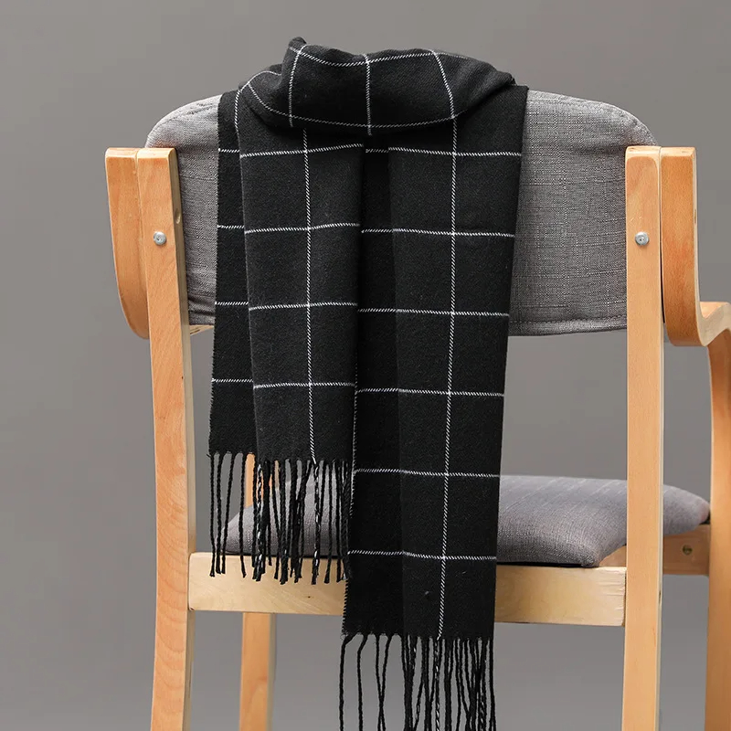 Muffler Men Wool - 2023 Nieuwe Winter Mannen Sjaal Warm