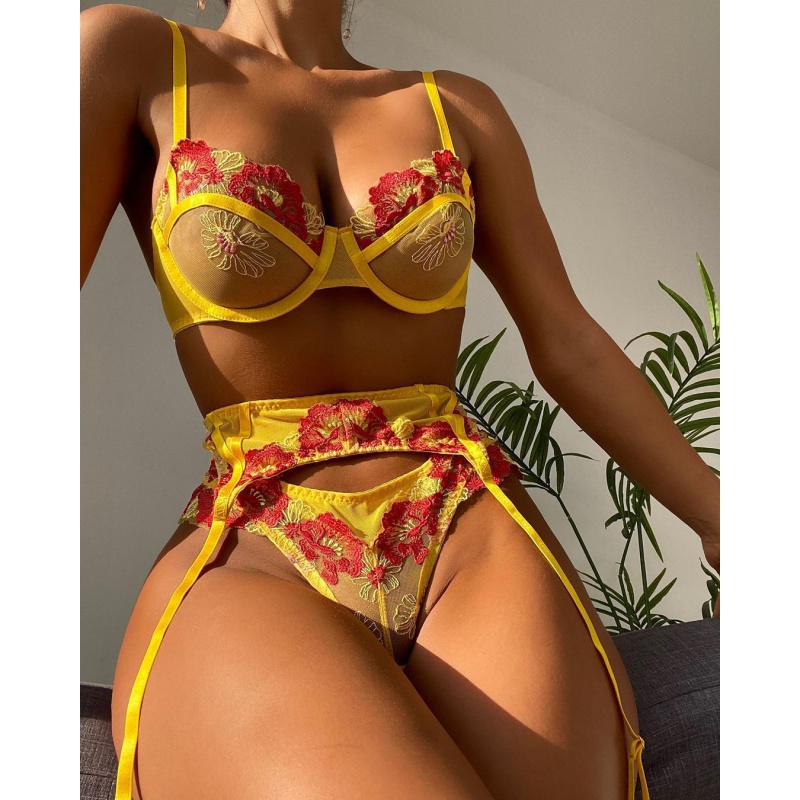 Silk Tie Striped - Bikini Fashion Kant Borduurwerk Sexy Sokken
