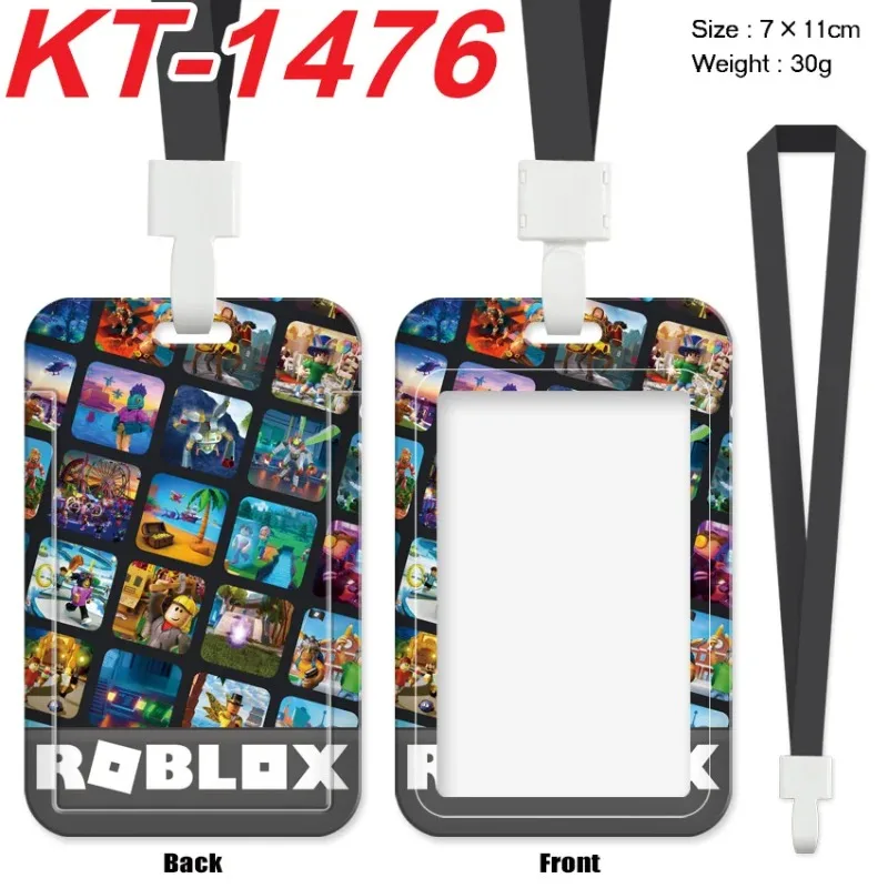 Lanyard Badge Holder - Robloxs kaarthouder Kawaii kaarthoezen Lanyard Student