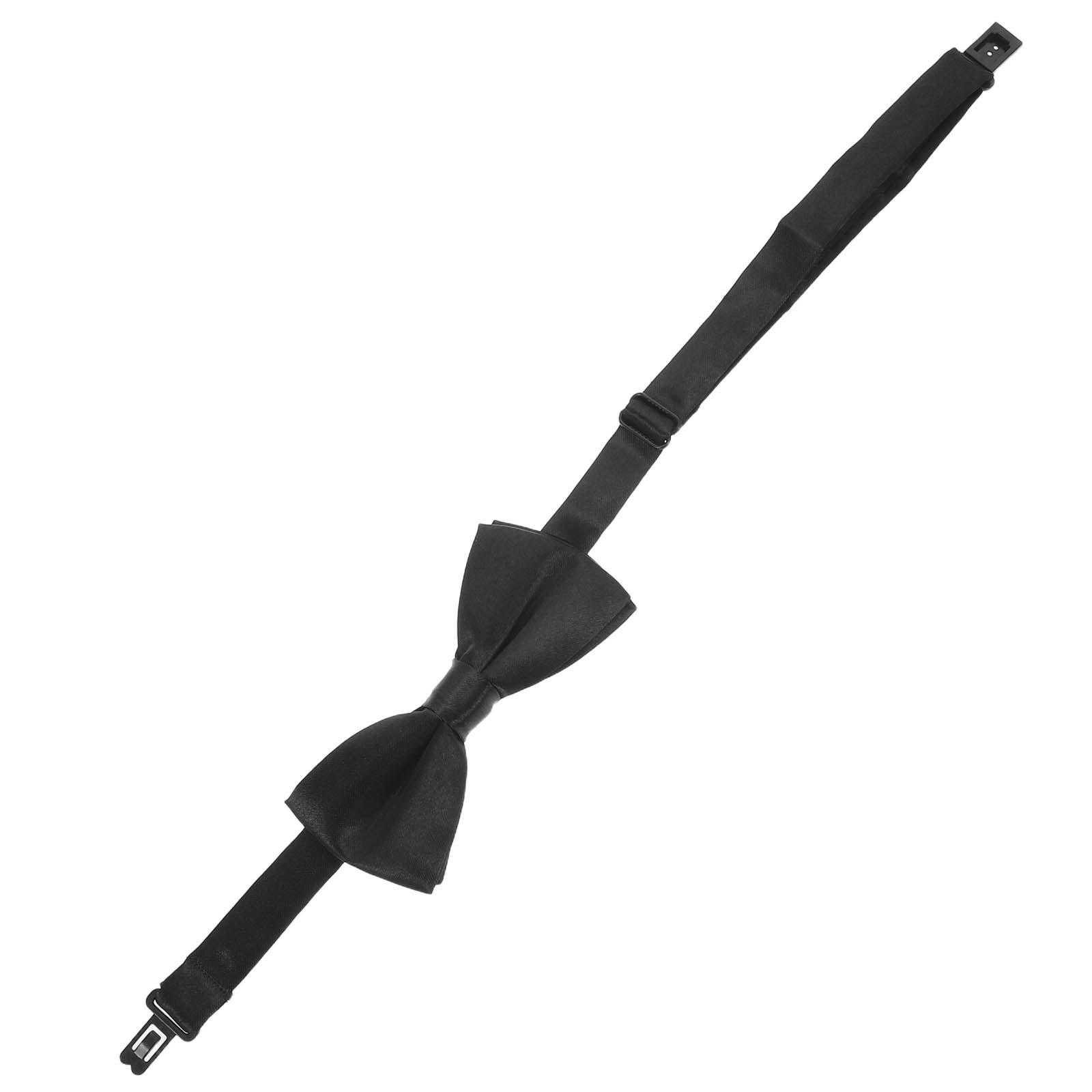 Zwarte kinderstrikdas, verstel - Bow Tie Pre Tied recensie en prijs