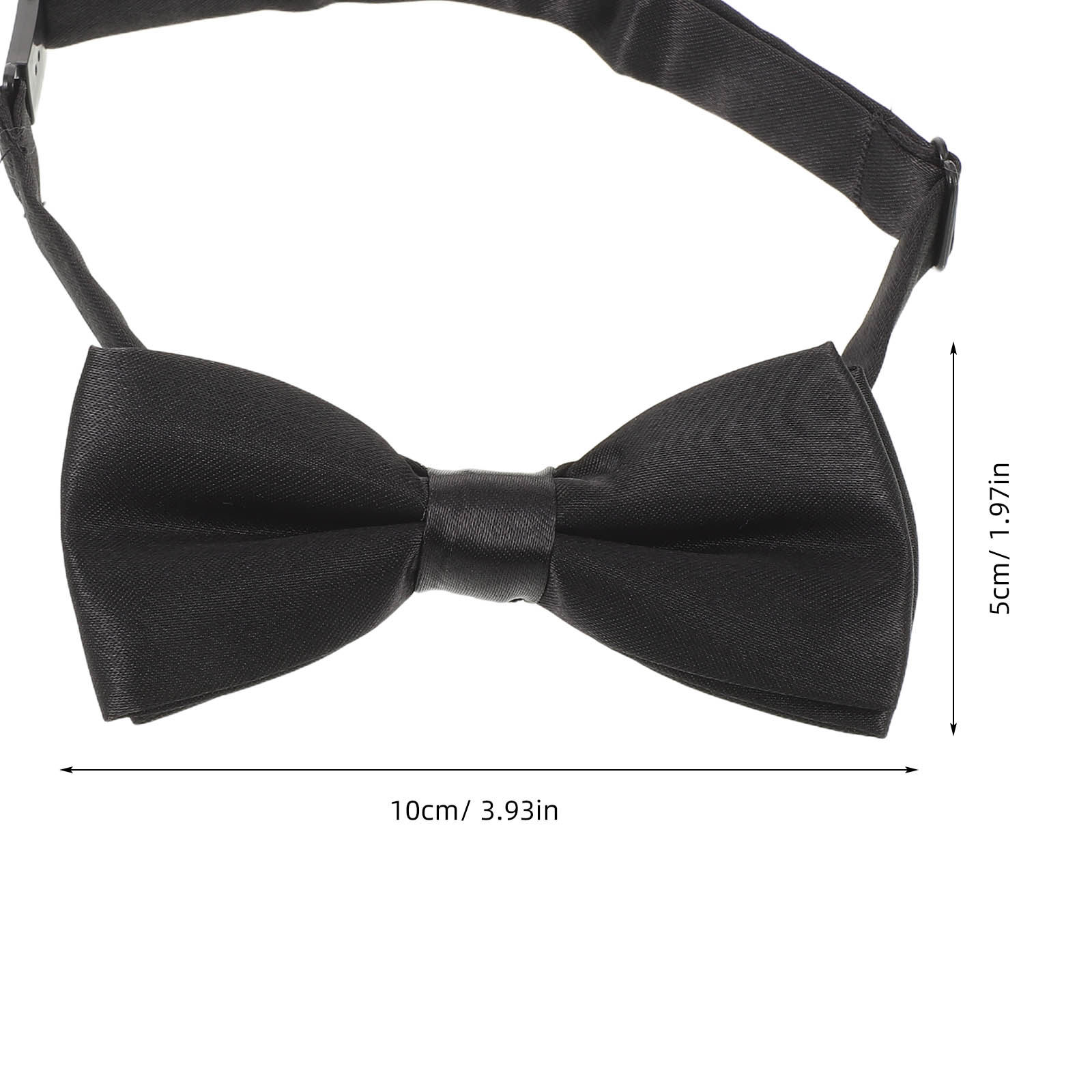 Zwarte kinderstrikdas, verstel - Bow Tie Pre Tied recensie en prijs