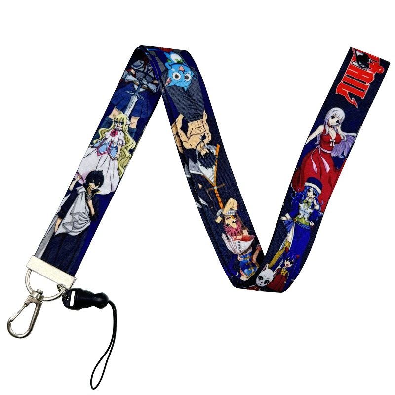 5 stuks Fairy Tail Anime acces - Lanyard Badge Holder recensie en prijs