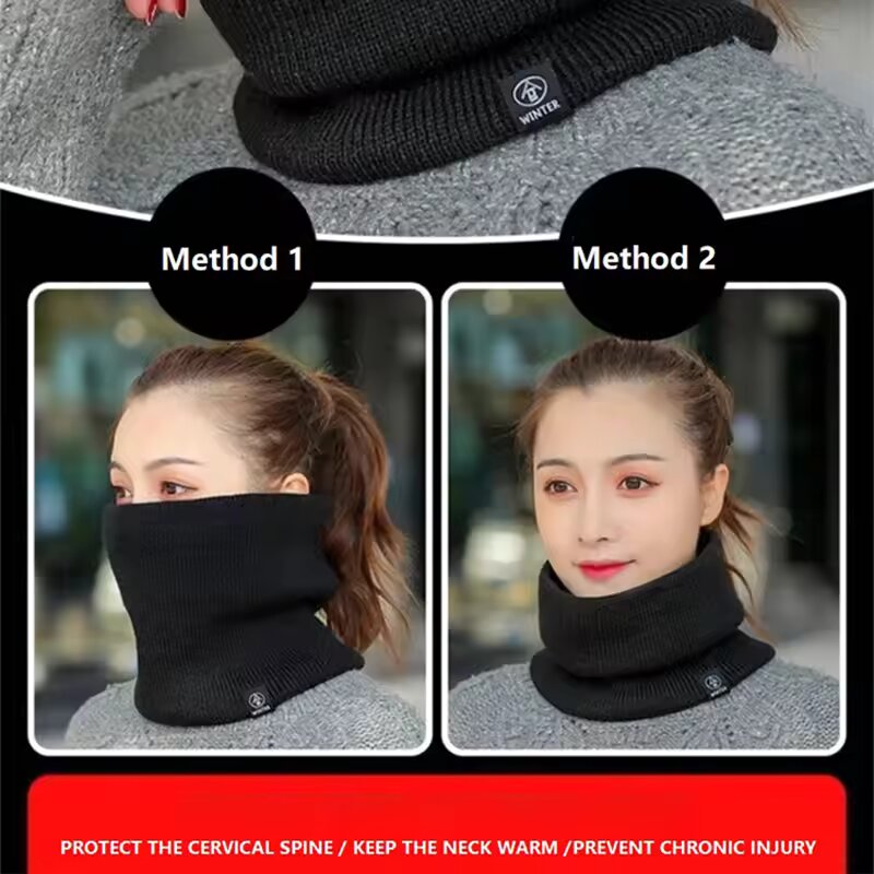 Winter warme gebreide nekwarme - Muffler Men Wool recensie en prijs