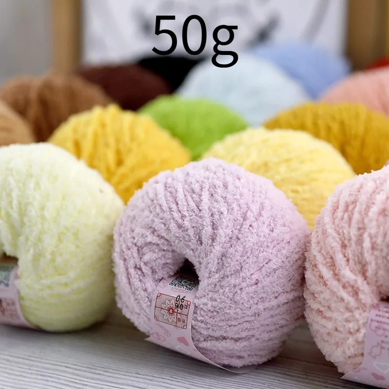 50g kort pluche garen 70m, doe - Woven Scarf Blanket recensie en prijs