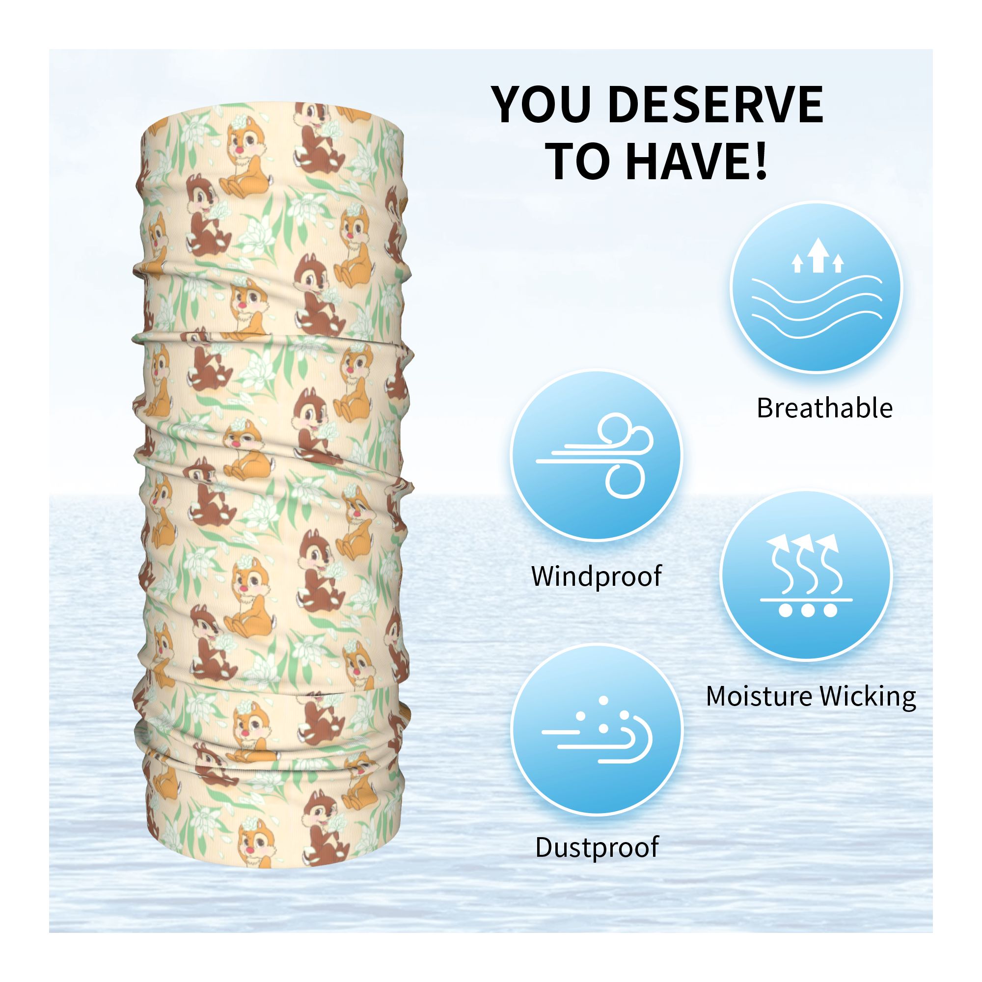 Aangepaste schattige C-Chip en - Neck Warmer Tube recensie en prijs