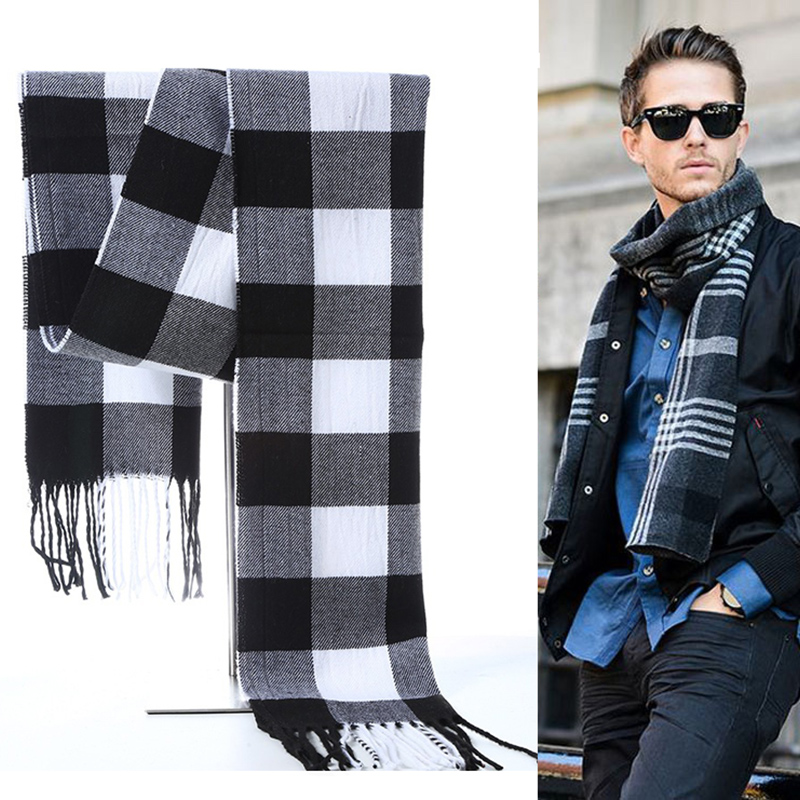 Winter Mannen Sjaal Plaid Stre - Muffler Men Wool recensie en prijs