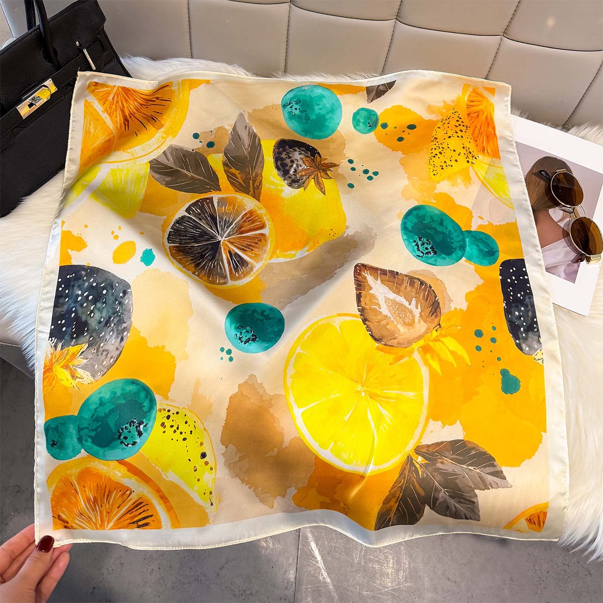 Mode Citroen Fruit Patroon Vie - Face Scarf Mask recensie en prijs