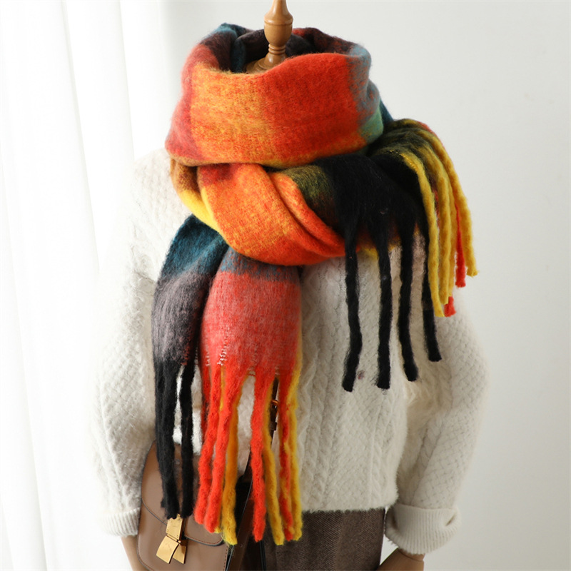 Nieuwe Herfst Winter Ruitpatro - Muffler Men Wool recensie en prijs
