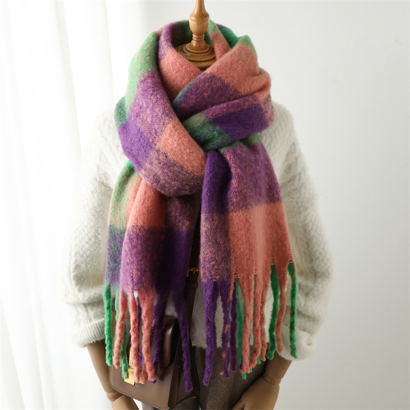 Nieuwe Herfst Winter Ruitpatro - Muffler Men Wool recensie en prijs